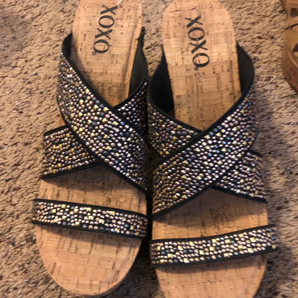 XOXO Wedges. Worn once